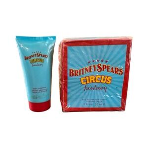 Britney Spears Circus Fantasy EDP 1oz 30ml Spray & 1.7oz Body Souffle Set Sealed